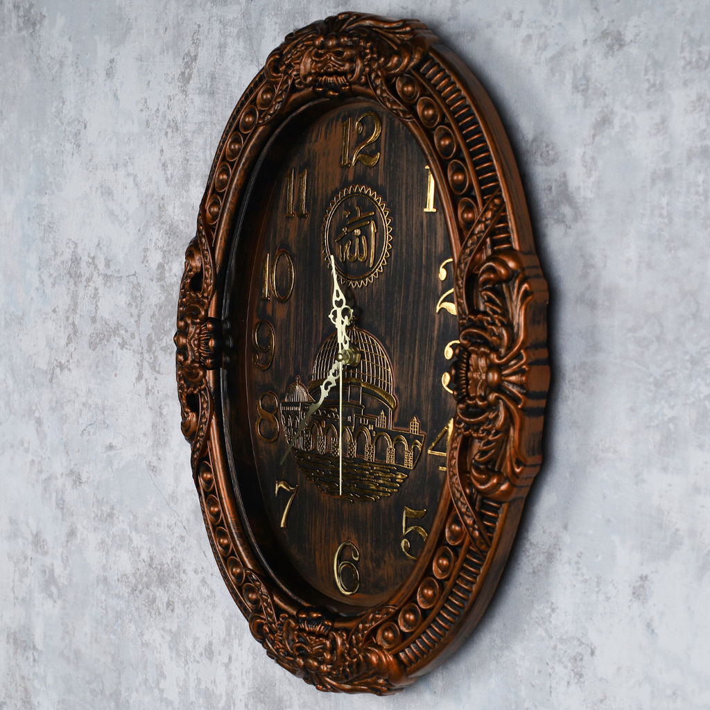 Часы настенные Мусульманские 45х33 см / 2582MB /уп 20/черные - Галеонтрейд фото 3