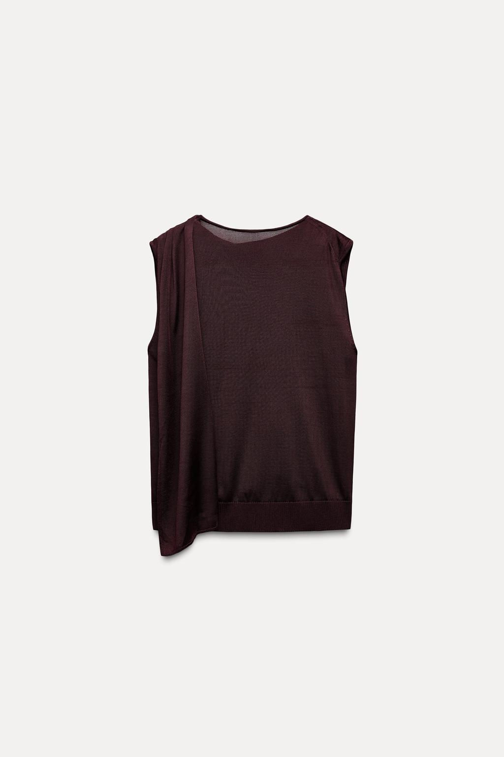 KNIT TOP WITH GOLDEN APPLIQUE - Zara фото 6