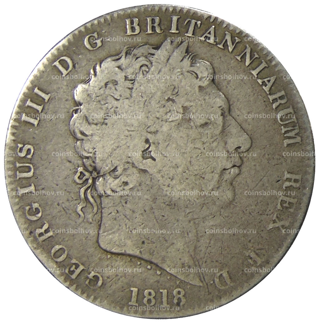 1 крона 1818 года Великобритания