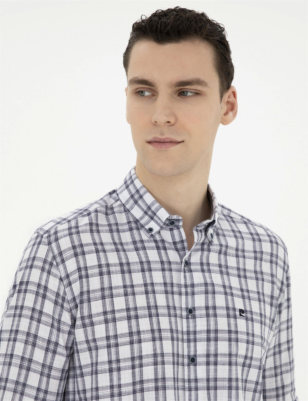 Lacivert Regular Fit Uzun Kollu G_mlek - Pierre cardin фото 2