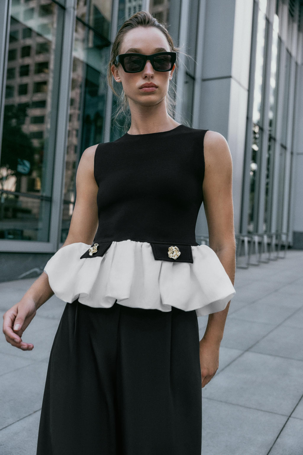 CONTRAST STRETCH TOP