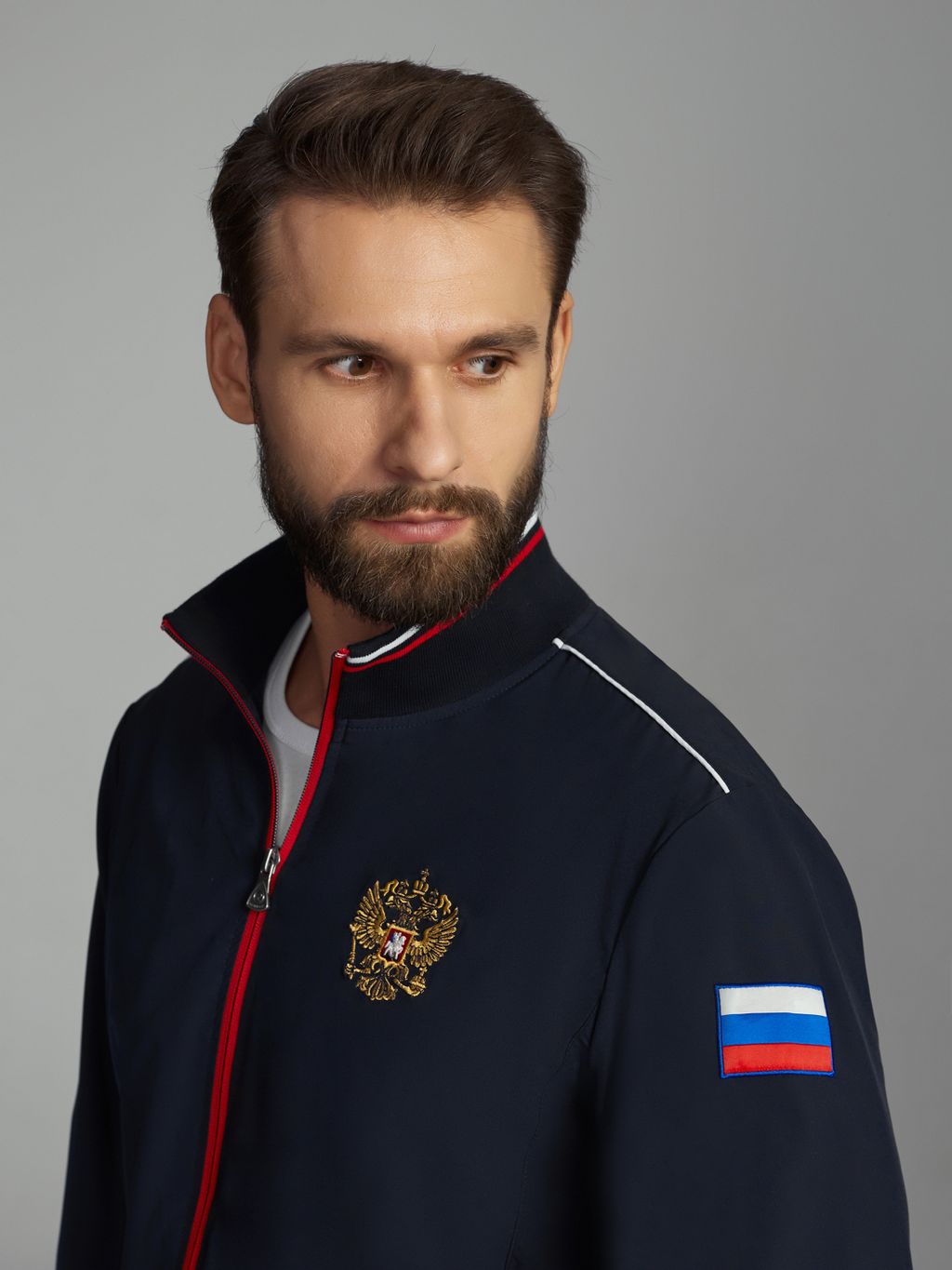 Спортивный костюм мужской RUSSIA 15M-RR-1374 RED-N-ROCKS