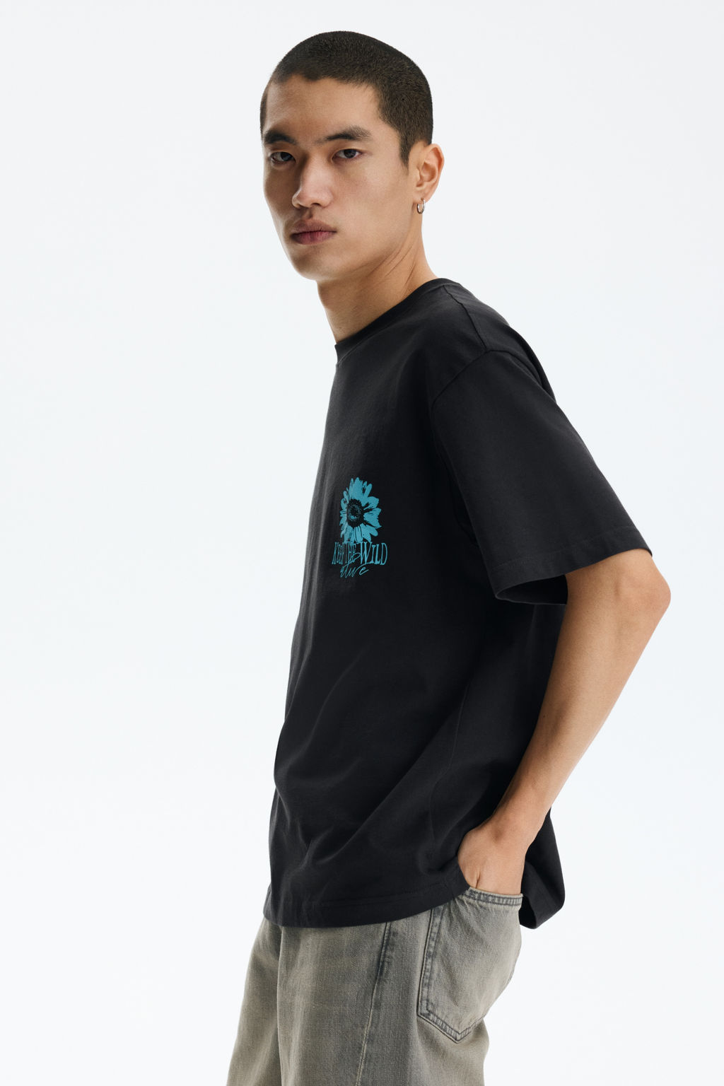 Camiseta con motivo estampado Loose Fit - H&m фото 27