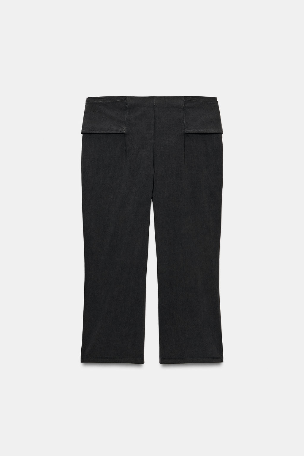 PANTAL?N CAPRI CINTUR?N / Gris oscuro - Zara фото 9