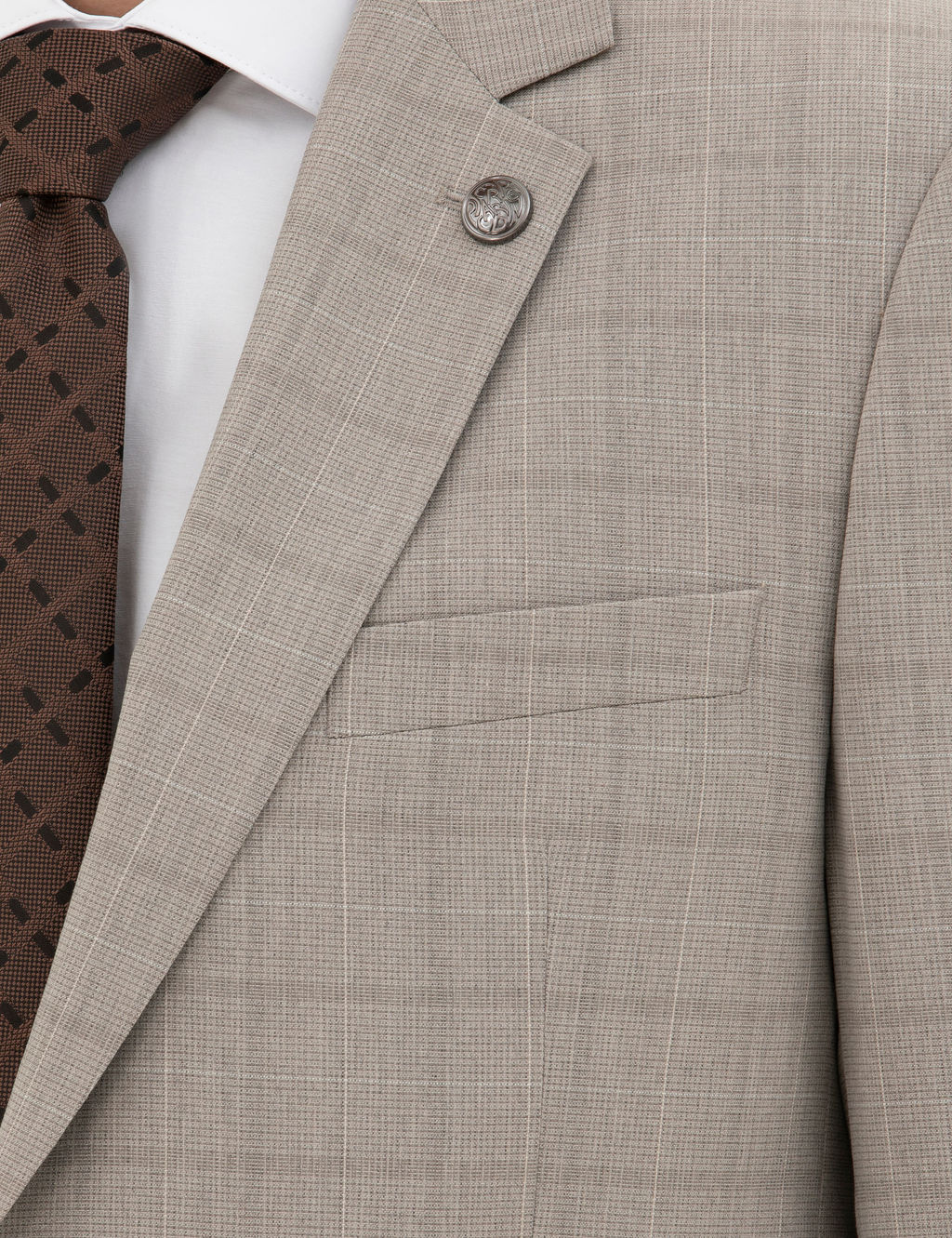 A__k Kahverengi Slim Fit Tak_m Elbise