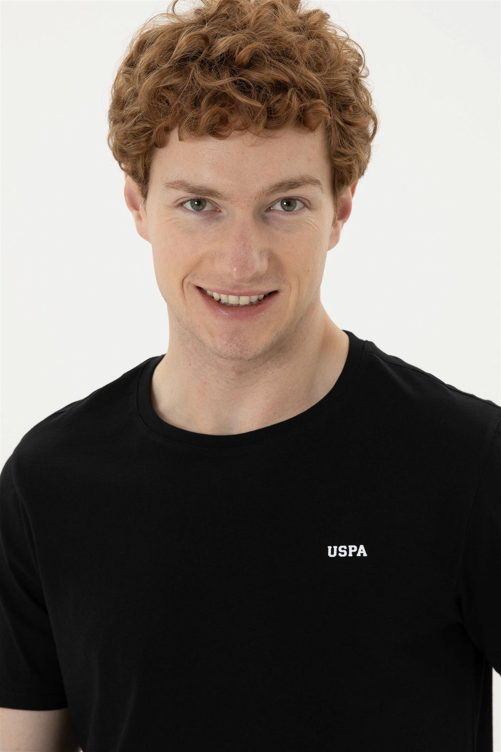 Мужская черная базовая футболка - U.s. polo assn фото 2