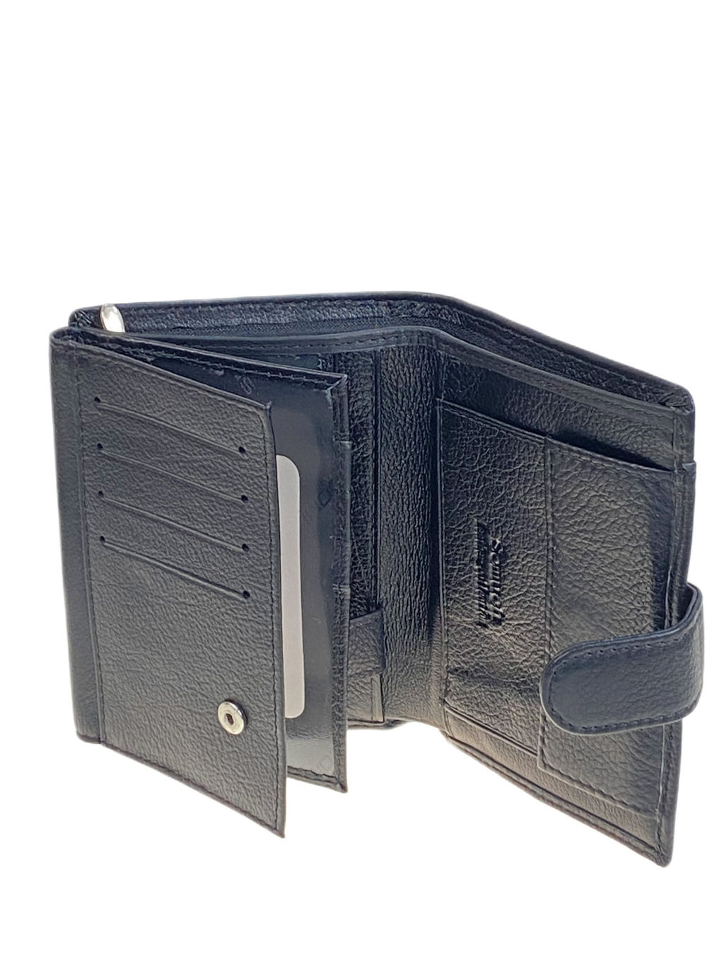 Кошелек-органайзер мужской из натуральной кожи, цвет черный - Greta фото 2