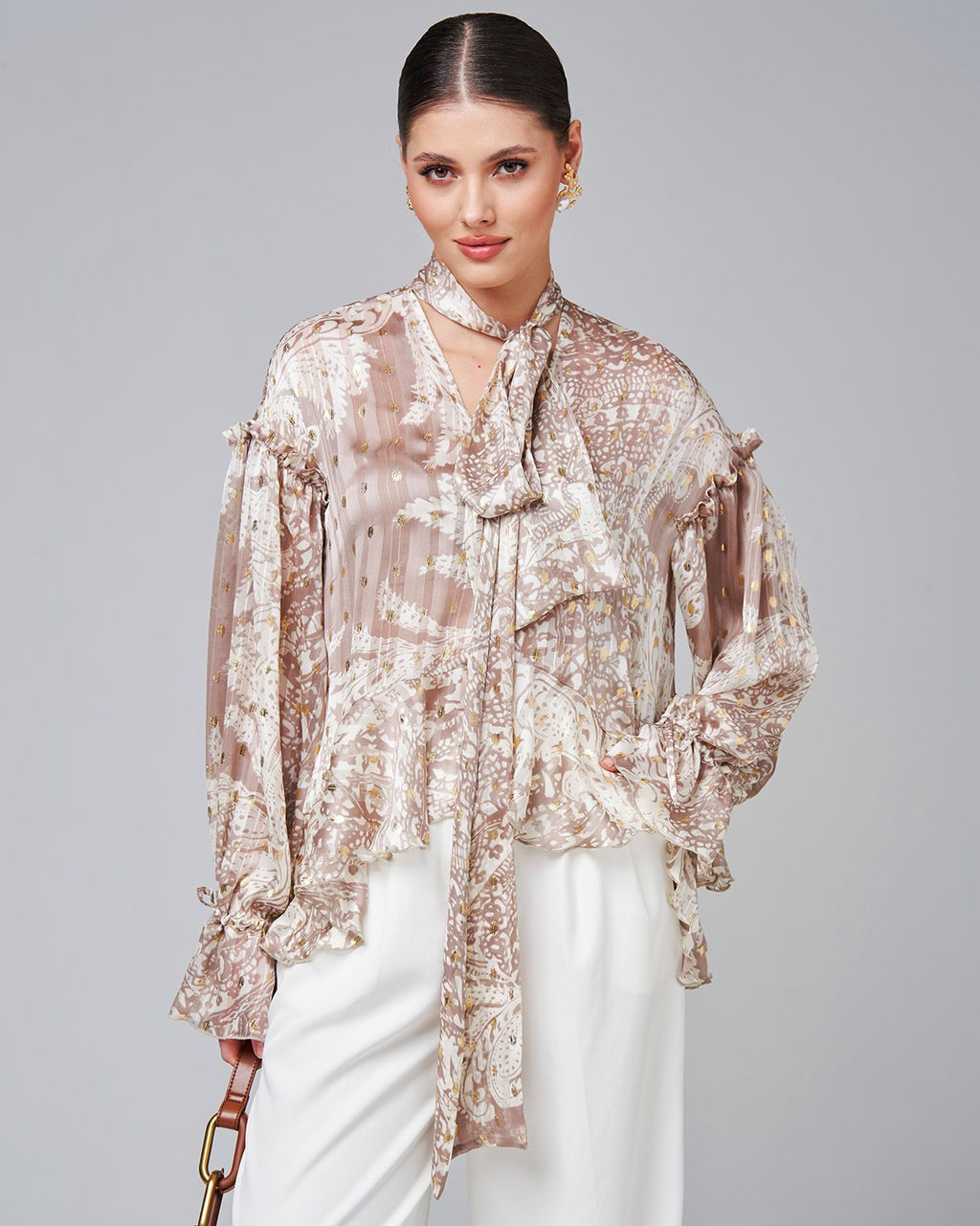 в стиле БОХО блузка из шифона