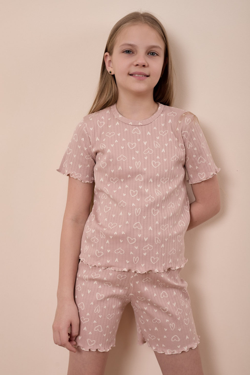 Пижама футболка и шорты М226007рм - Елена фото 4