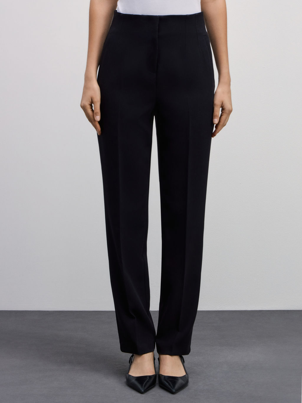 Брюки зауженные к низу с содержанием вискозы / Zarina  фото 2