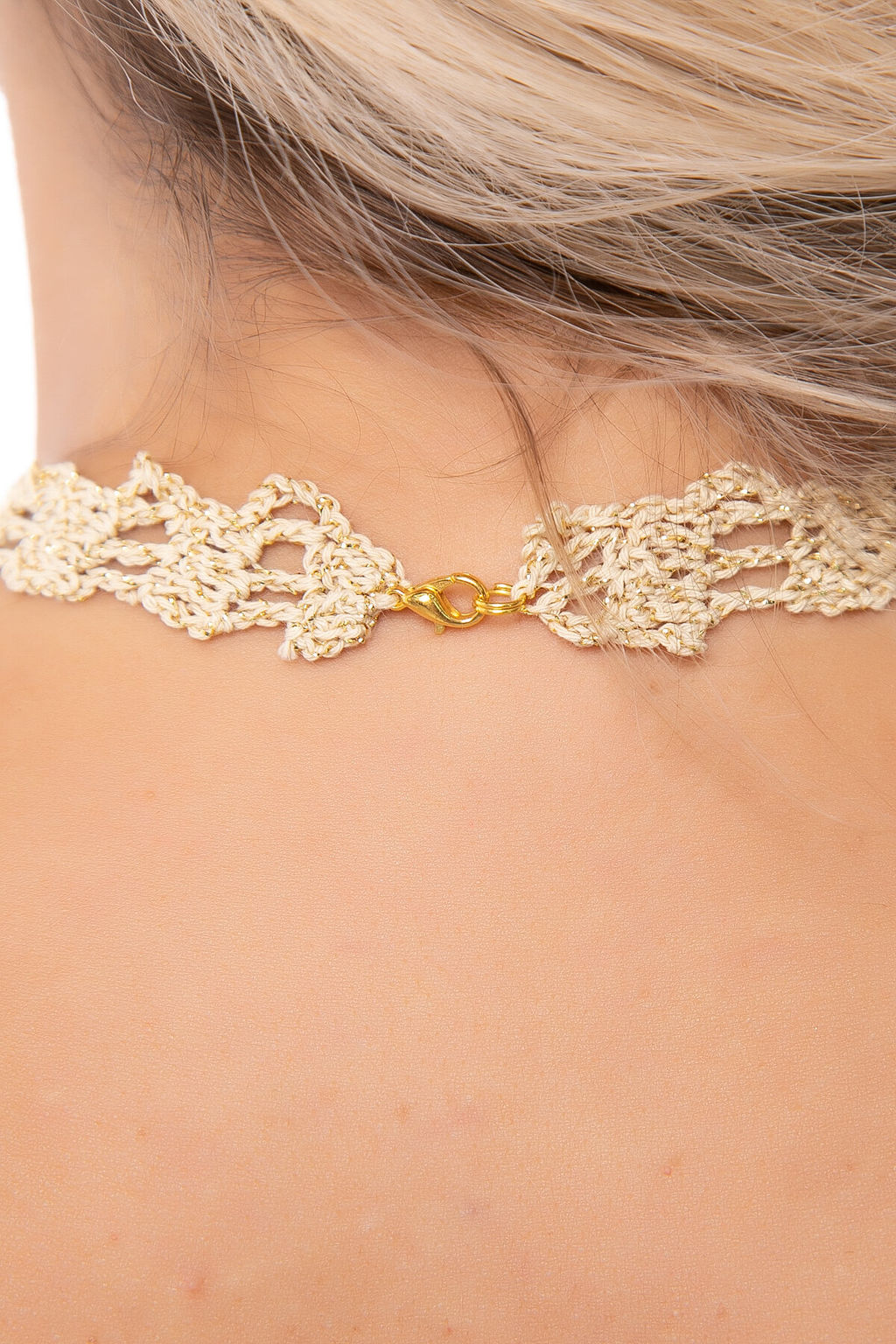 Комплект чокер + браслет (золото) А14