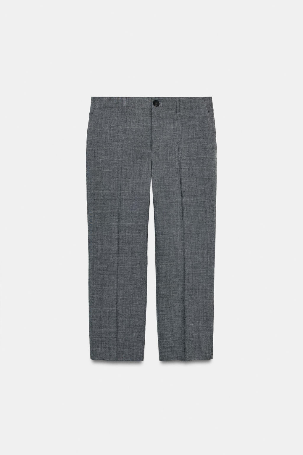 ZW COLLECTION CHECKED STRAIGHT TROUSERS - Zara фото 5