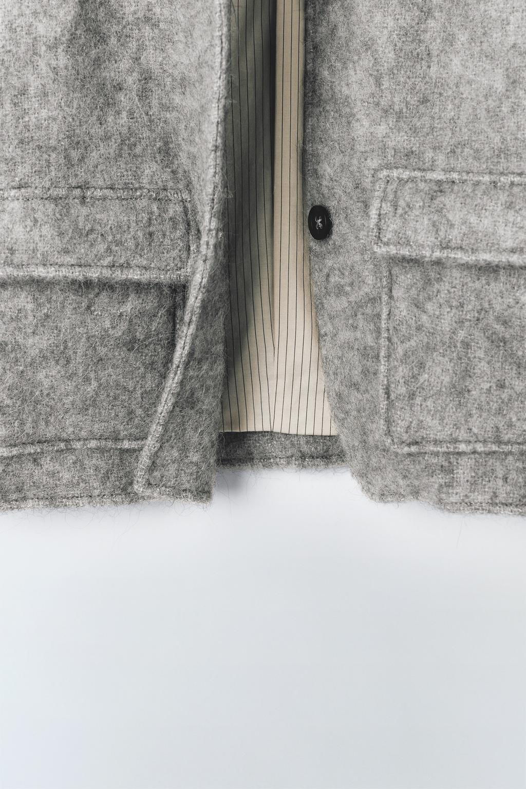 WOOL AND ALPACA BLEND COAT- LIMITED EDITION - Zara фото 6