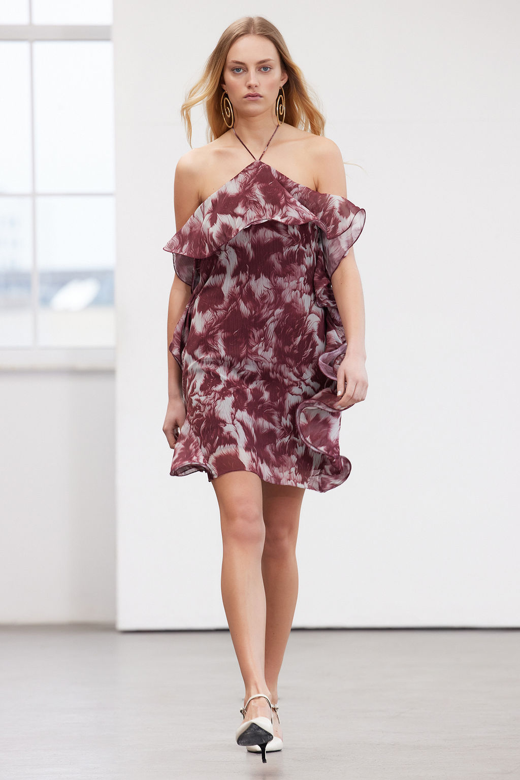 Limited Edition Cok Renkli A-Kesim Dokuma Sifon K?sa Abiye Gece Mezuniyet Elbisesi TPRSS24EL00125 - Trendyolmilla фото 2