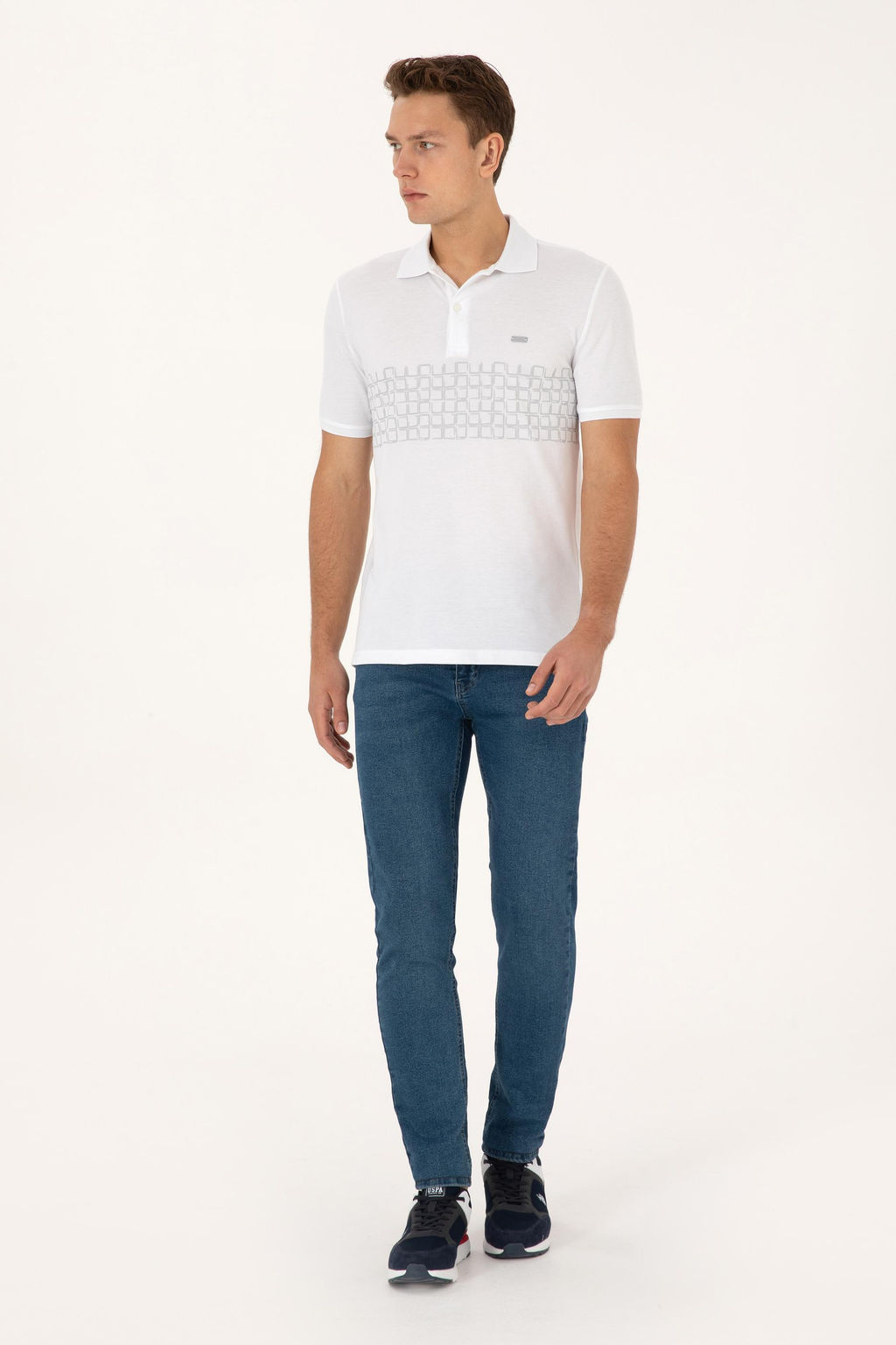 Erkek Beyaz Ti__rt - U.s. polo assn фото 4