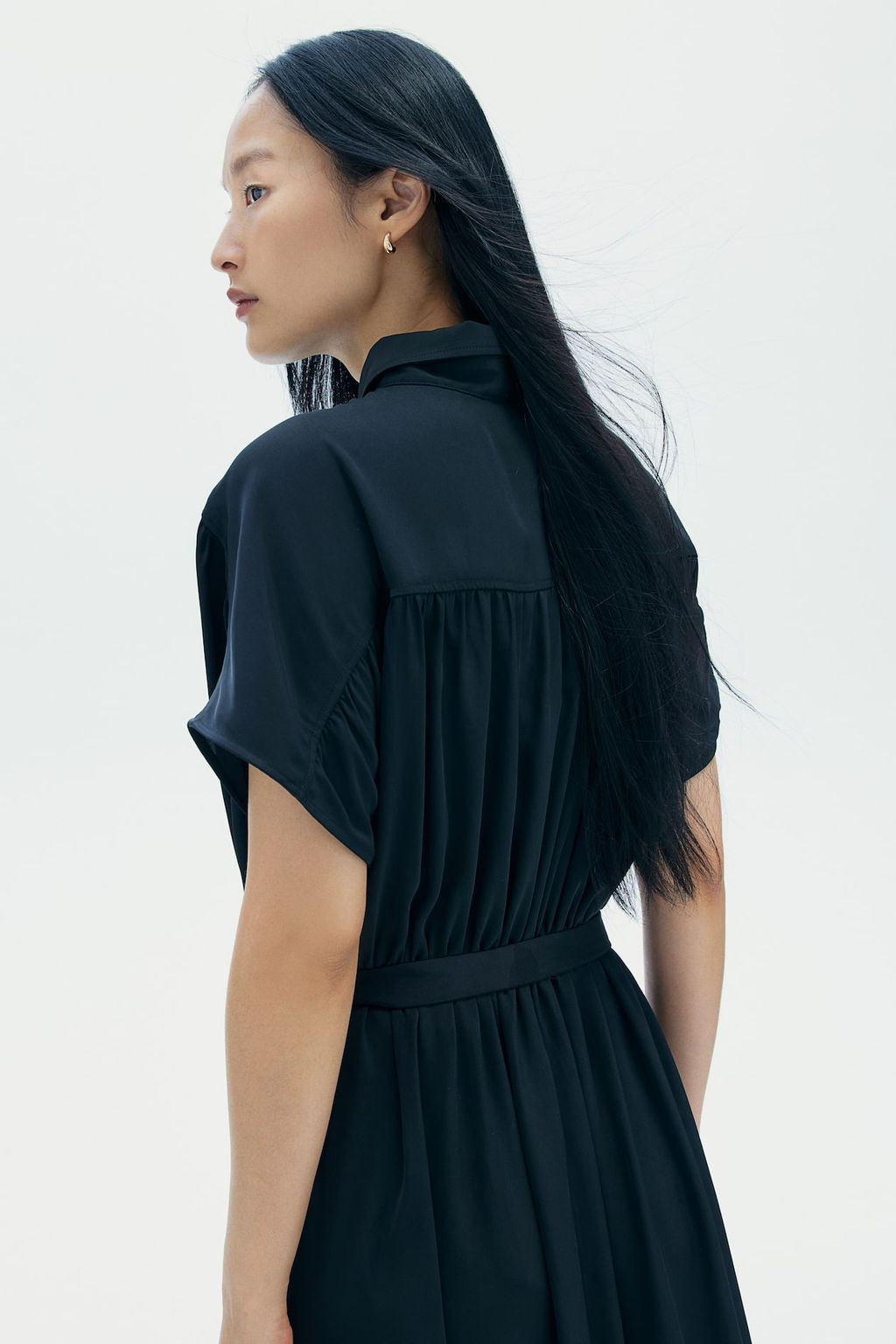 Vestido con cinturon de anudar - H&m фото 5