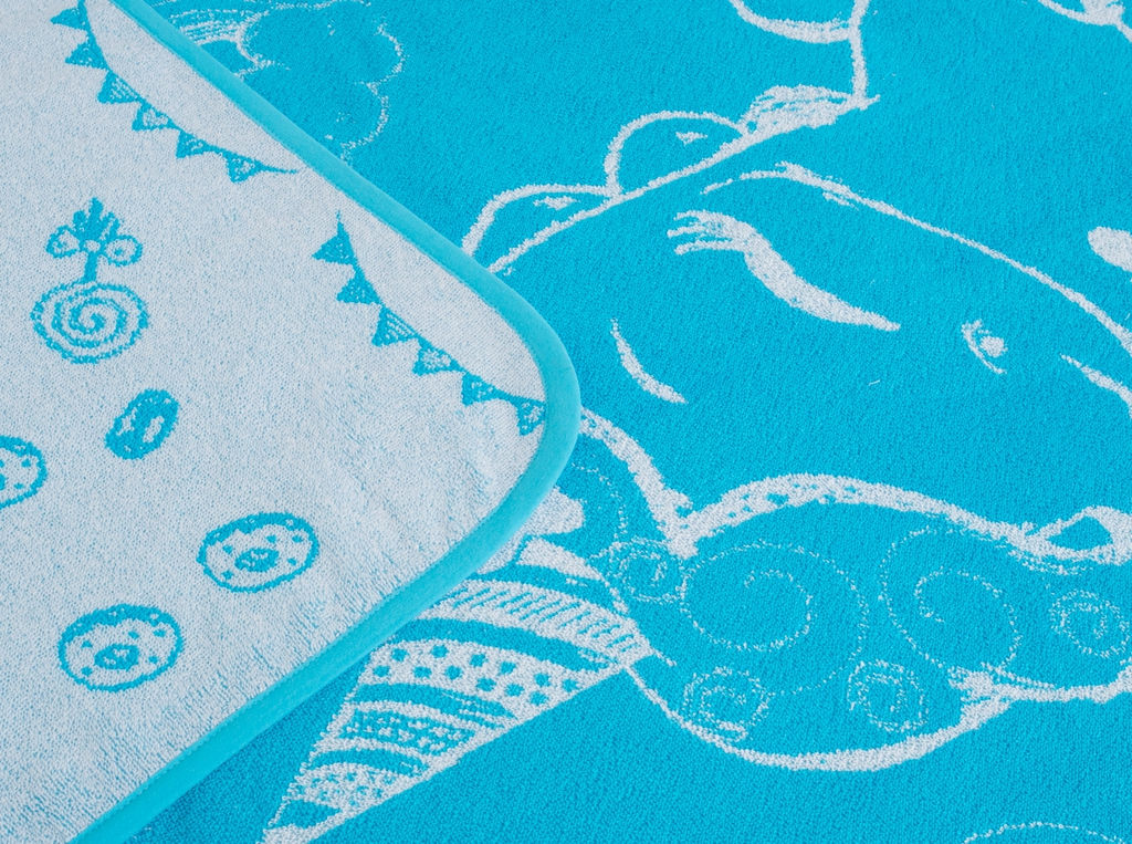 Плед 5с081.400.1 Единорожек-праздник(бирюза10) 103х160 см