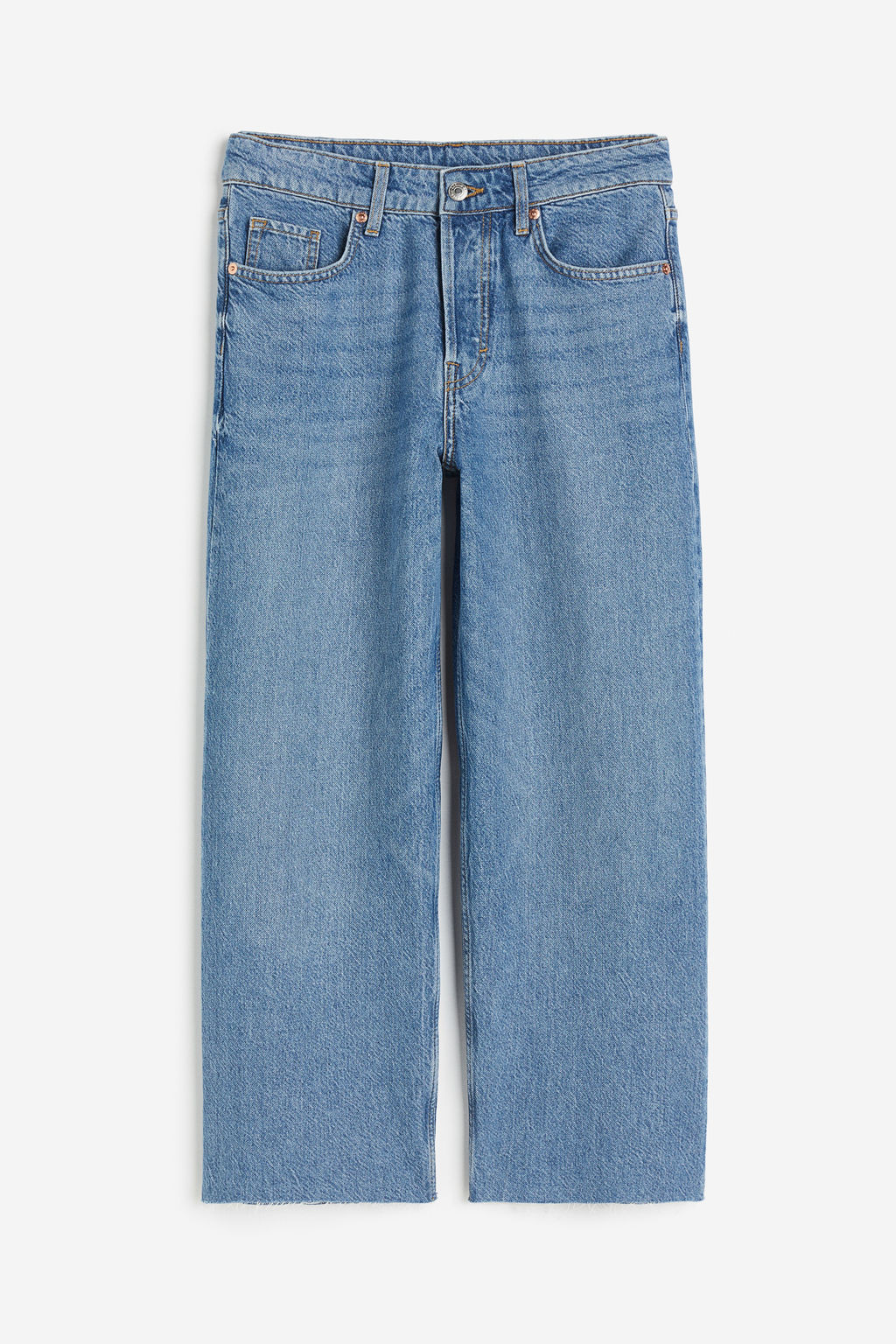 Baggy Wide Low Ankle Jeans - H&m фото 7