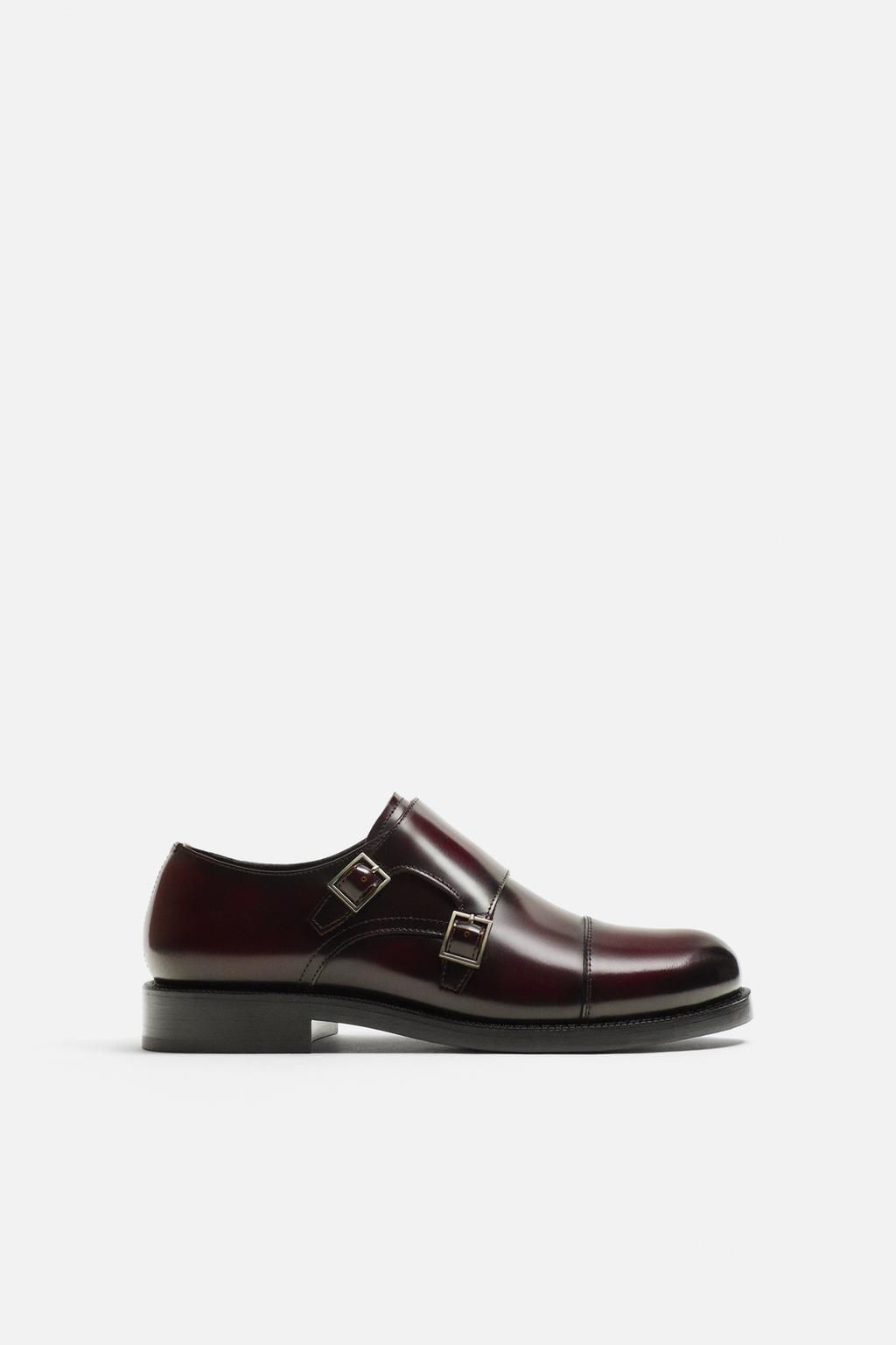 LEATHER BUCKLE SHOE - Zara фото 7