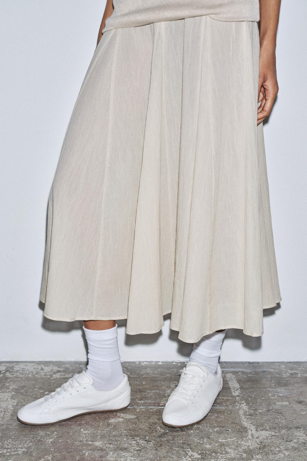 SOFT CONTRAST SKIRT - Zara фото 3