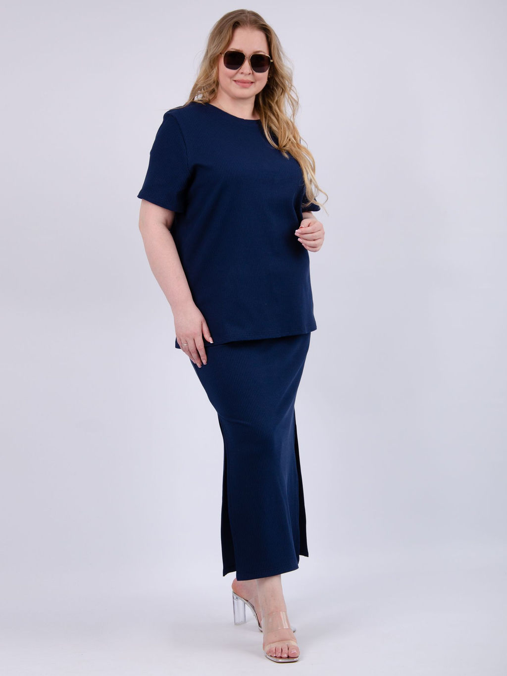 Костюм "Виола" синий, лапша (М)