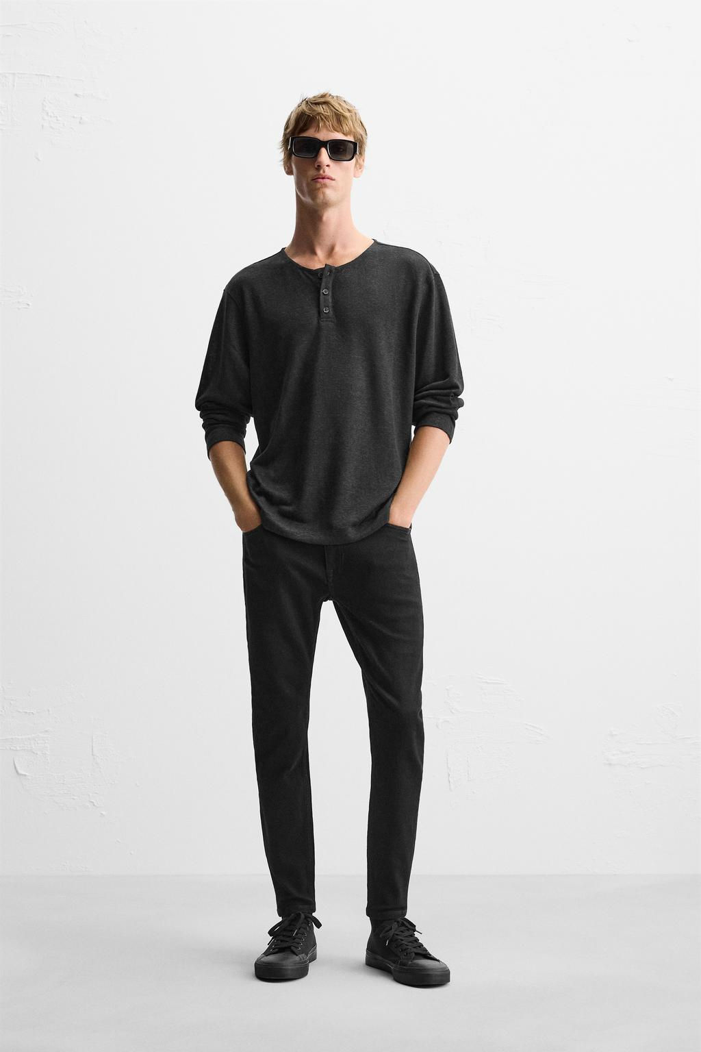 CROPPED SKINNY FIT JEANS - Zara фото 29