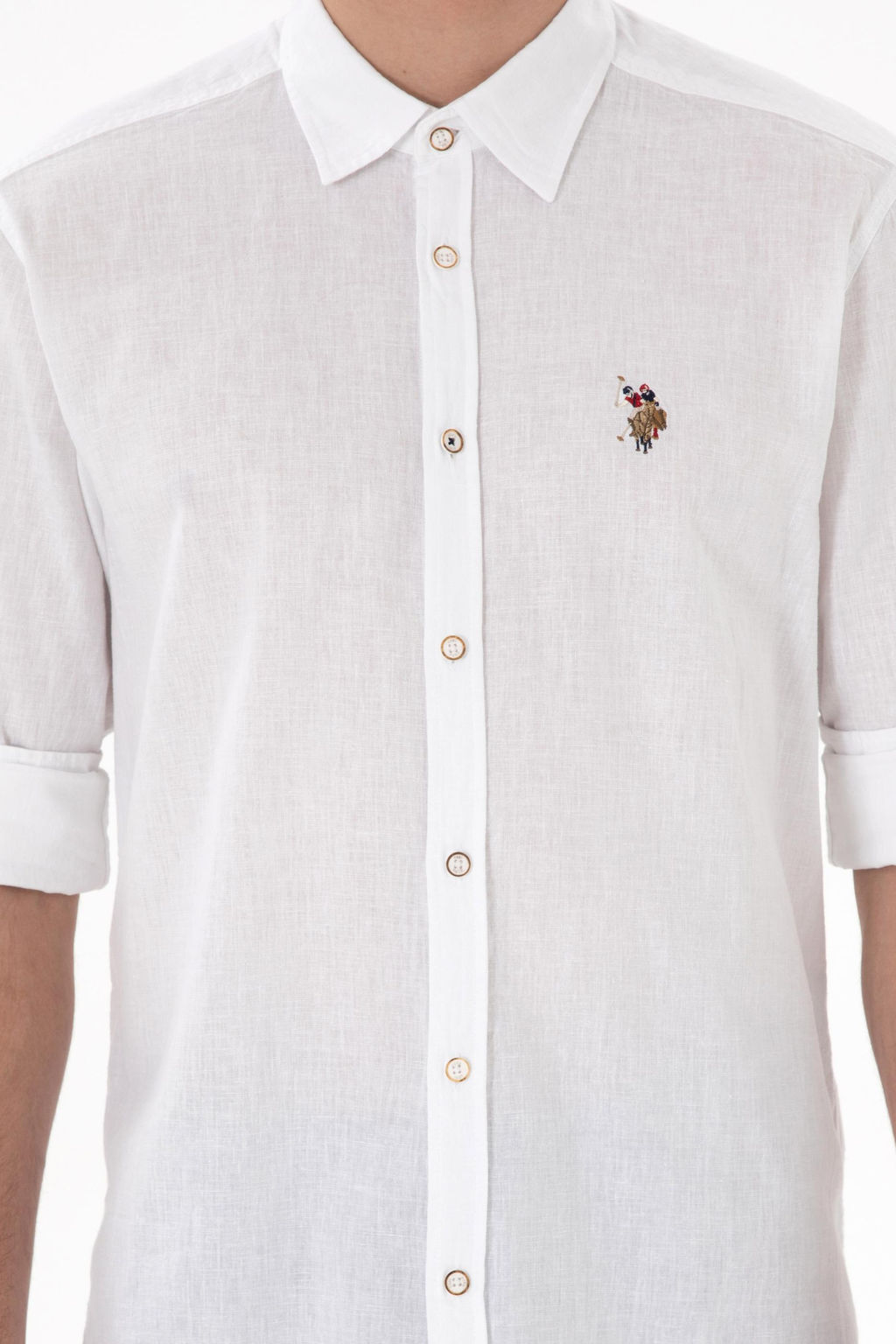 Erkek Beyaz Uzun Kollu Basic G_mlek Sepette S_rpriz _ndirim - U.s. polo assn фото 6