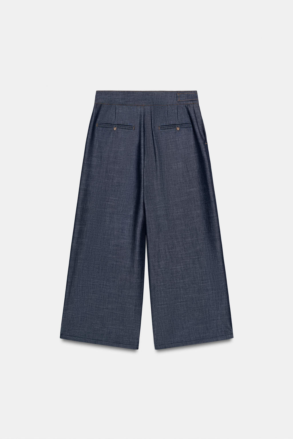 PANTAL?N CULOTTE TRABILLA / Azul / ?ndigo - Zara фото 7