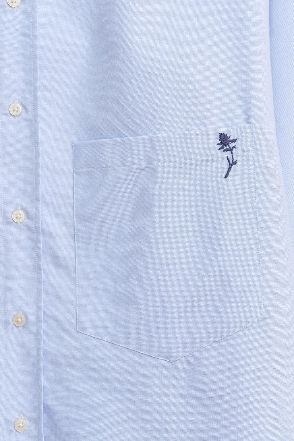 LIMITED EDITION EMBROIDERED OXFORD SHIRT - Zara фото 8