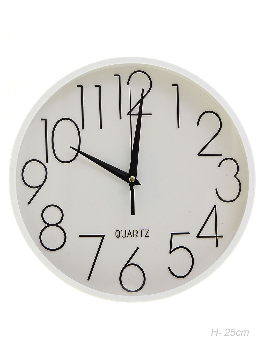 Часы настенные 25 см / 6053Т6 /уп 40/ белые - ГалеонТрейд фото 6