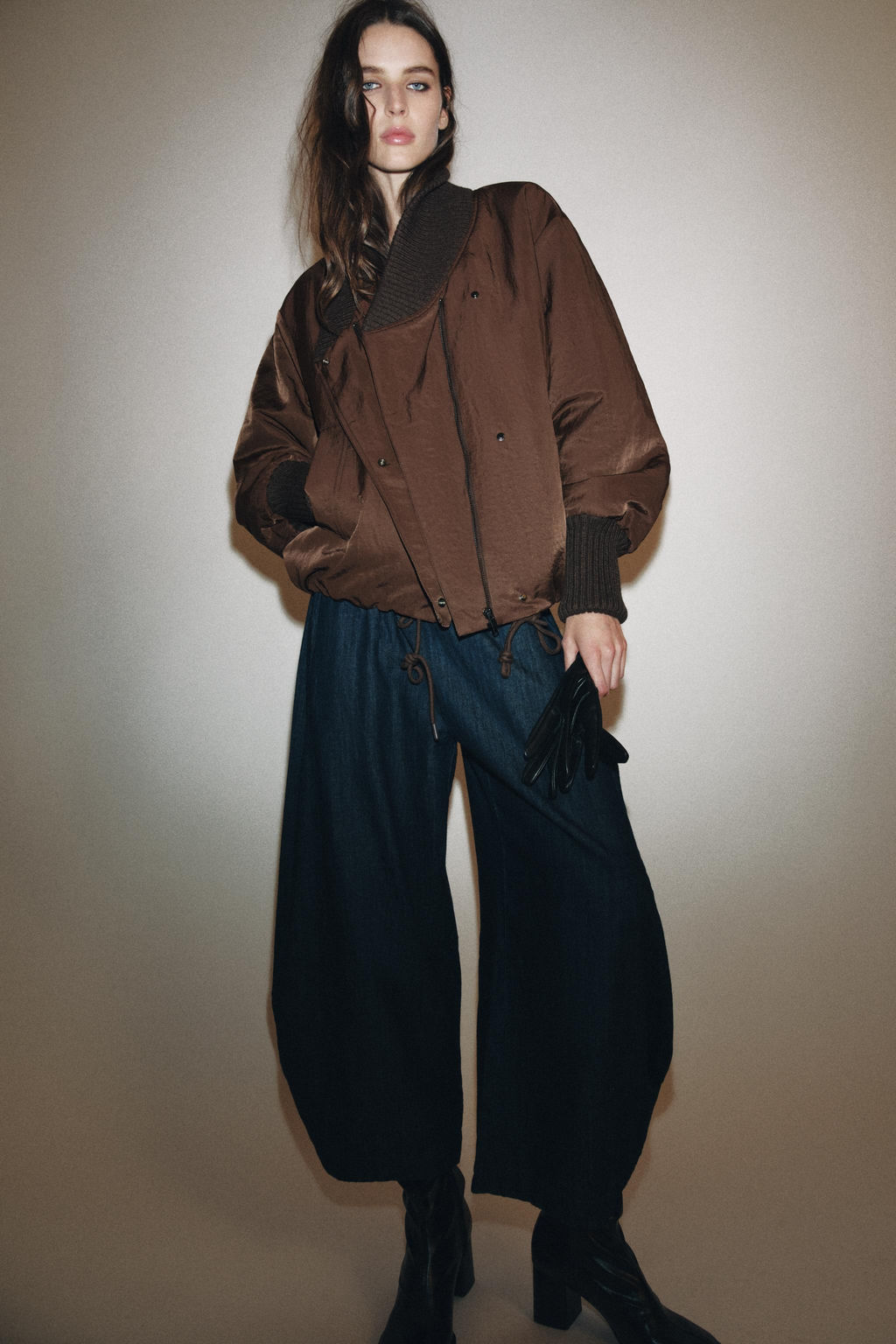 ZW COLLECTION RIBBED JACKET - Zara фото 7