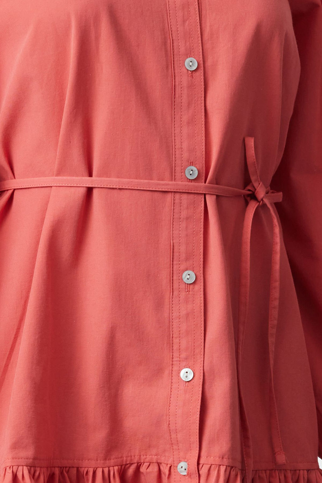 Gul Kurusu Kusakl? Duz Mini Kusakl? Uzun Kollu Mini Dokuma Elbise TWOAW24EL00795