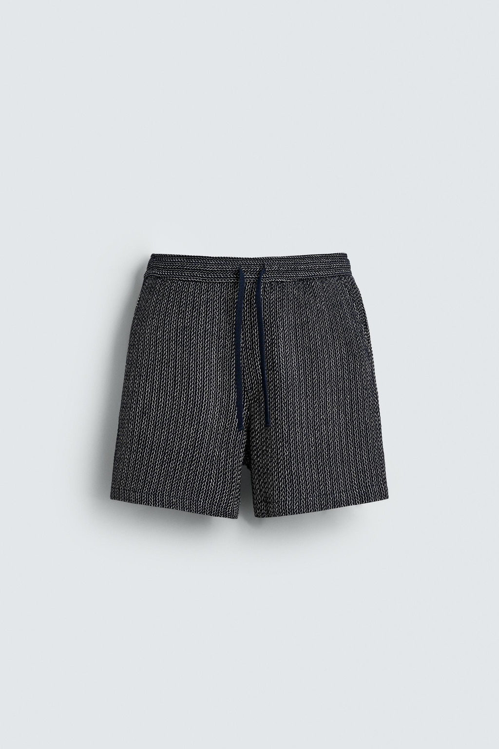 JACQUARD TEXTURED BERMUDA SHORTS - Zara фото 7