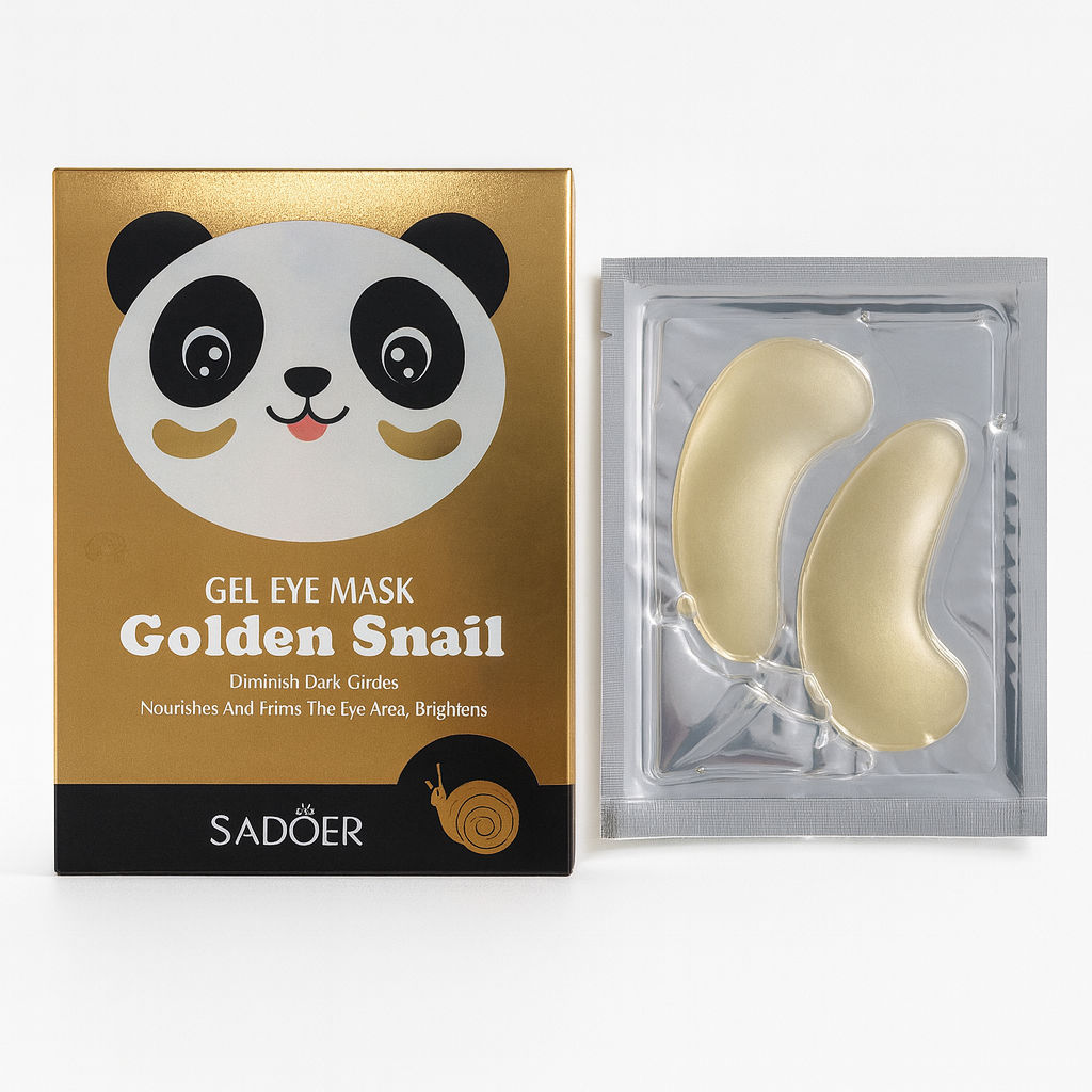 Набор омолаживающих масок-патчей для век SADOER, 7,9г/ 7шт. с муцином улитки SD93291
