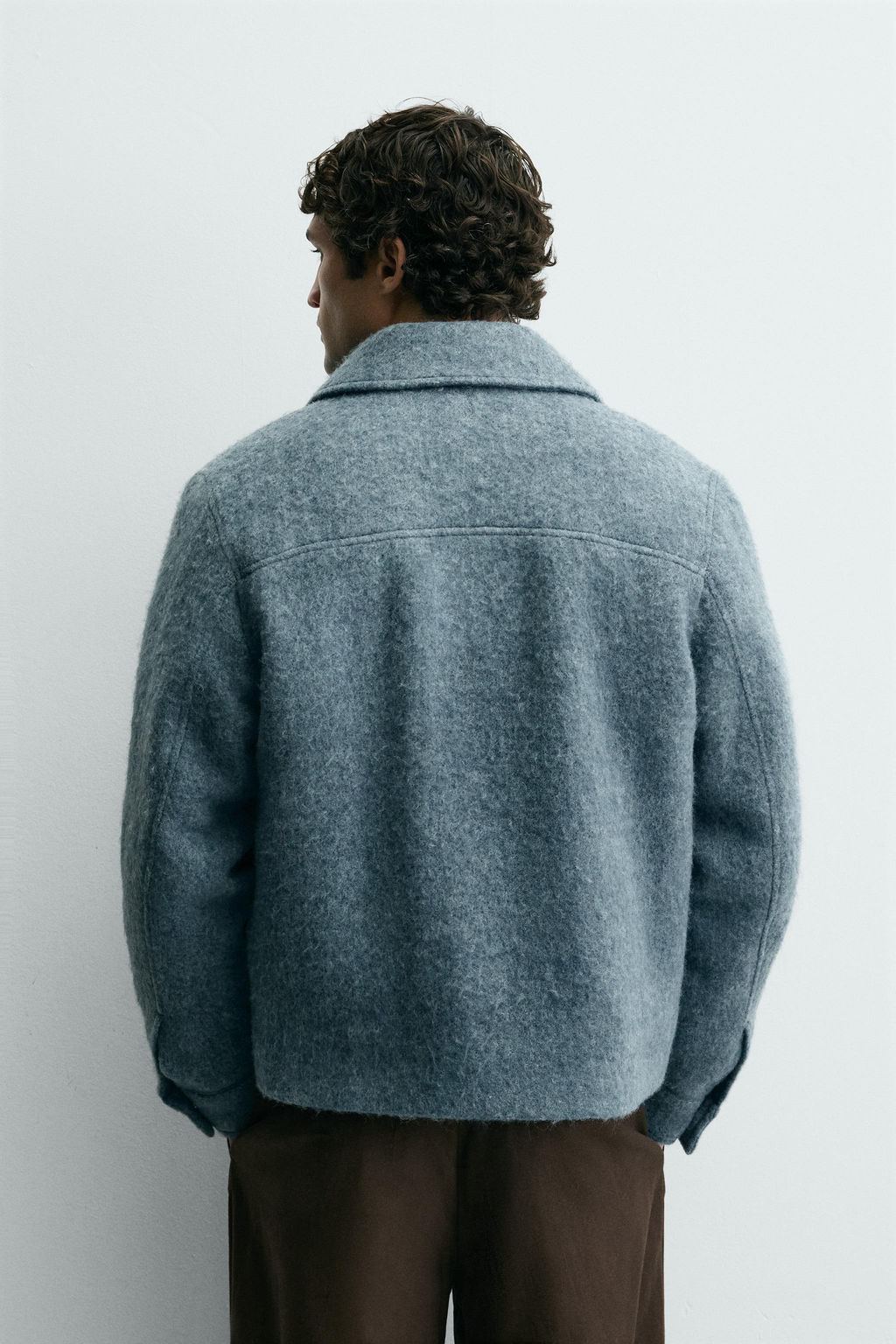 QUILTED OVERSHIRT WITH ZIP