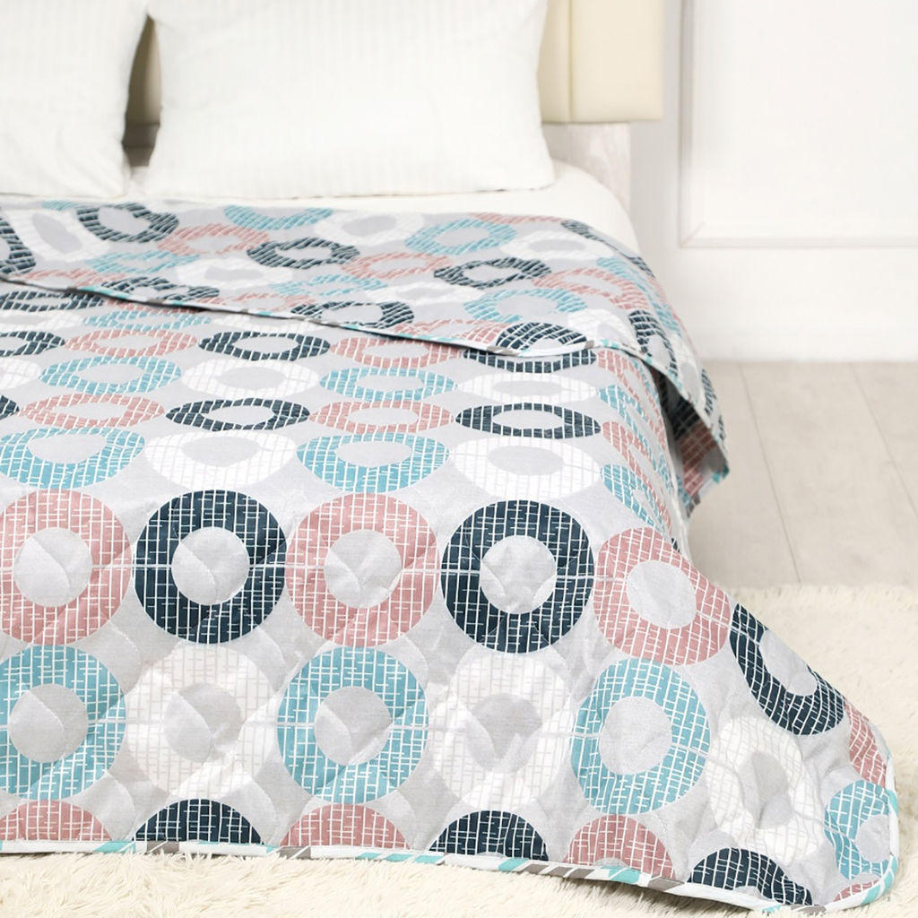 АРТ 048 Покрывало (микрофайбер) 200*220 "Круги"