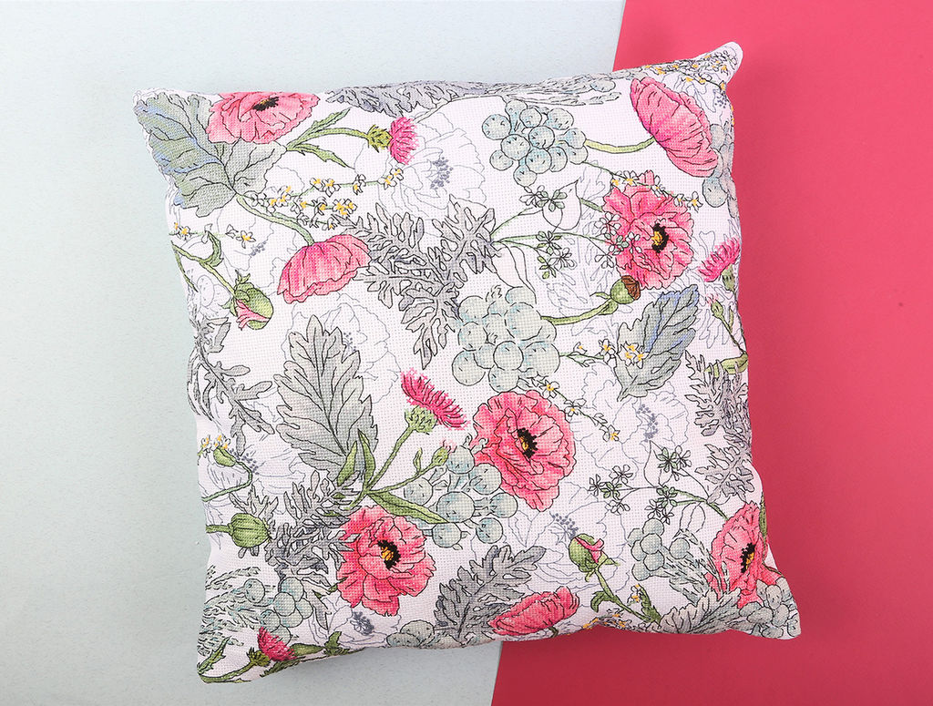 Набор для вышивания PANNA PD-7204 Подушка. Маки 40 х 39 см