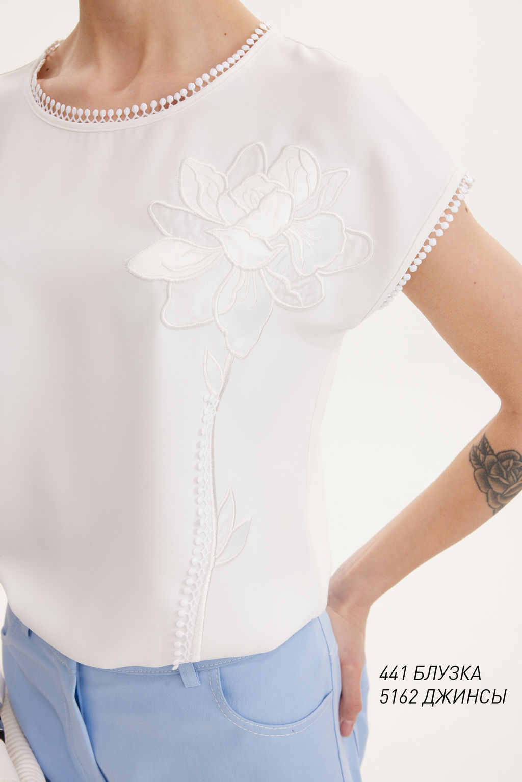 Блуза 441 - Niv niv fashion фото 9