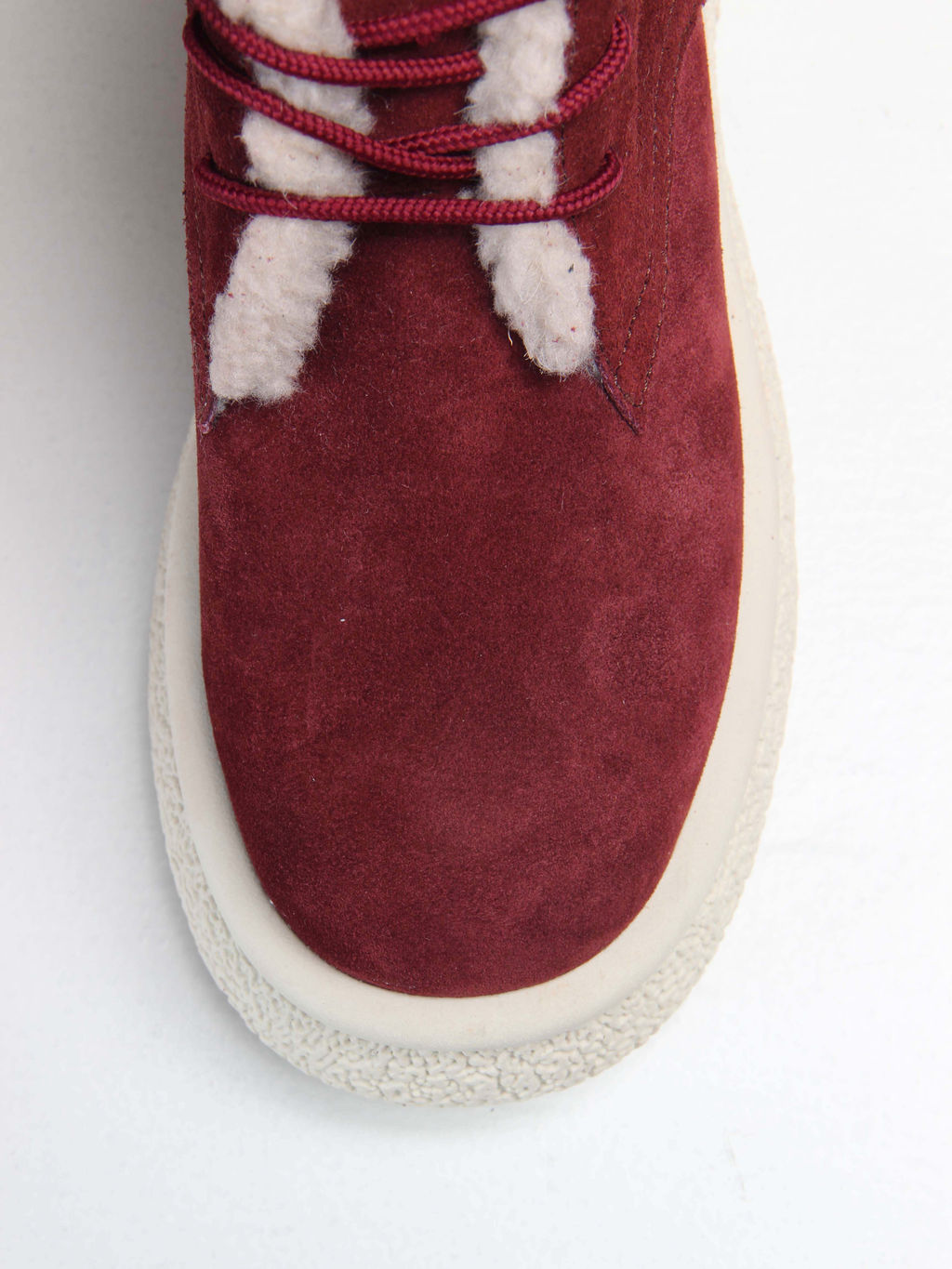 Ботинки 308.агатаw. бордo замша з/Шерсть