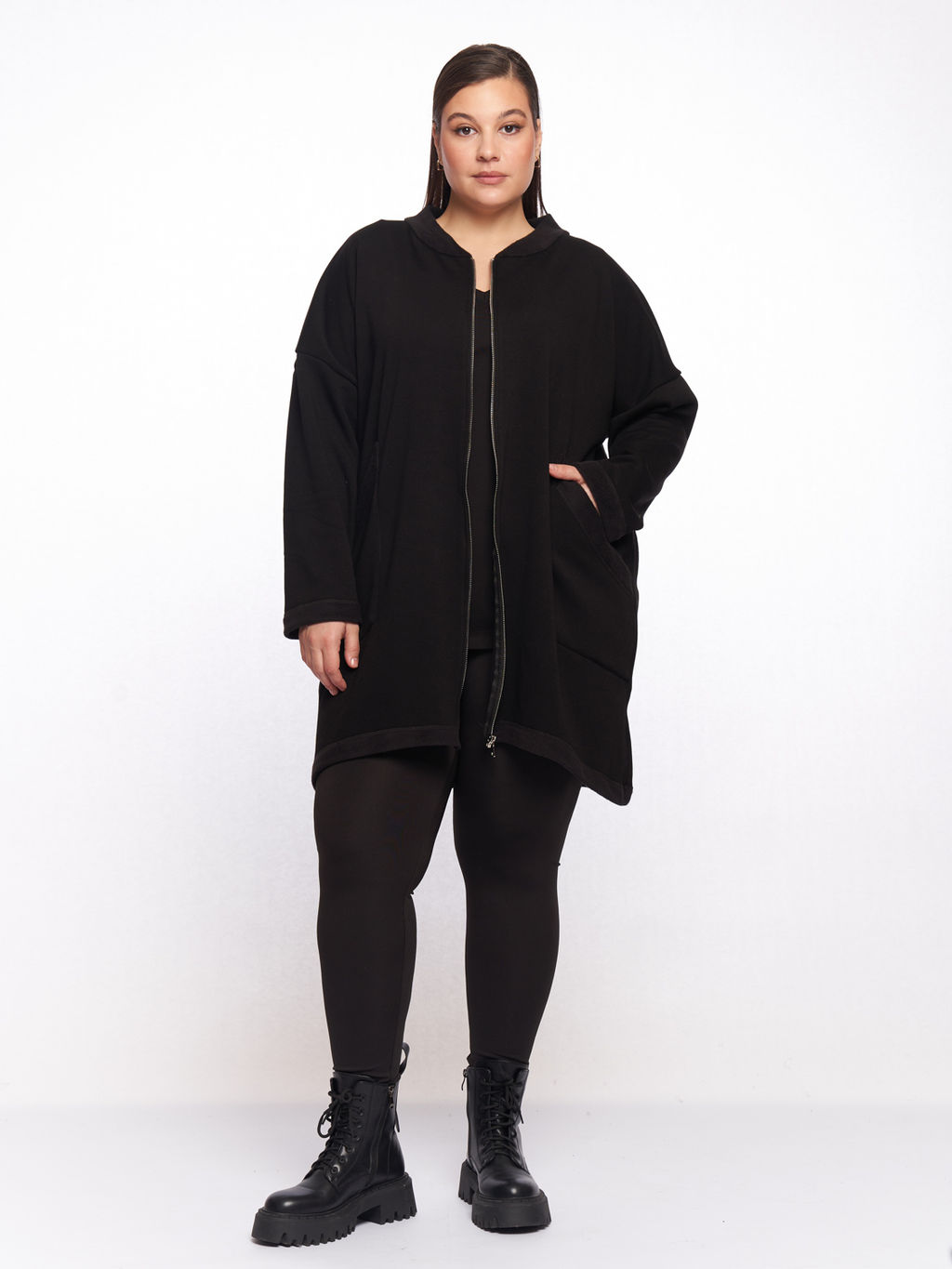 Кардиган на меху GA23521BLK01 - Артесса фото 2