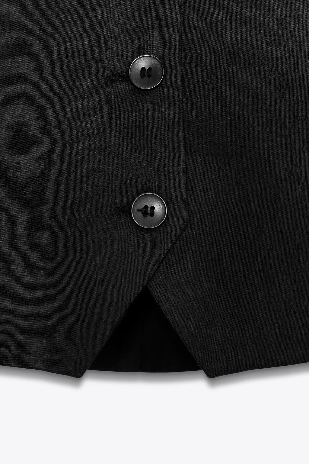 HALTER TIE WAISTCOAT TOP - Zara фото 8