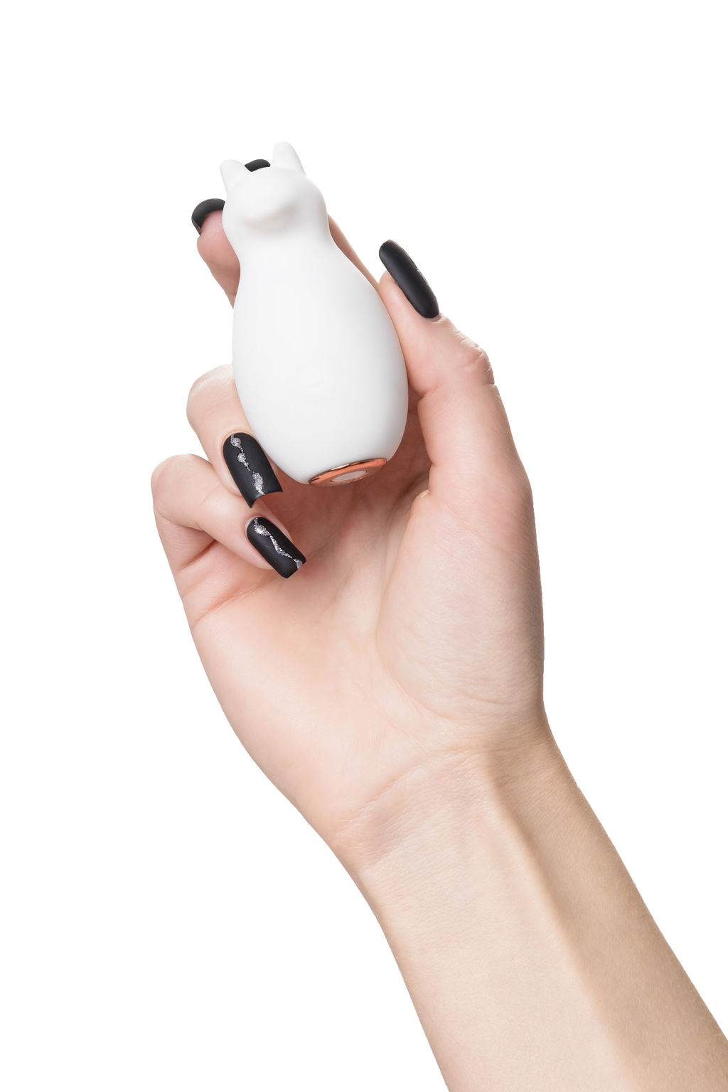 Вибратор Штучки-Дрючки, Mr. Bear, белый, силикон, 7,5 см  фото 8