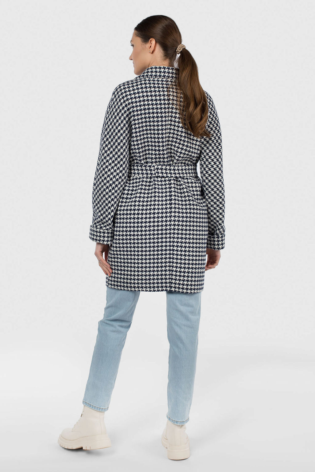 Пальто женское демисезонное (пояс) - El podio фото 5