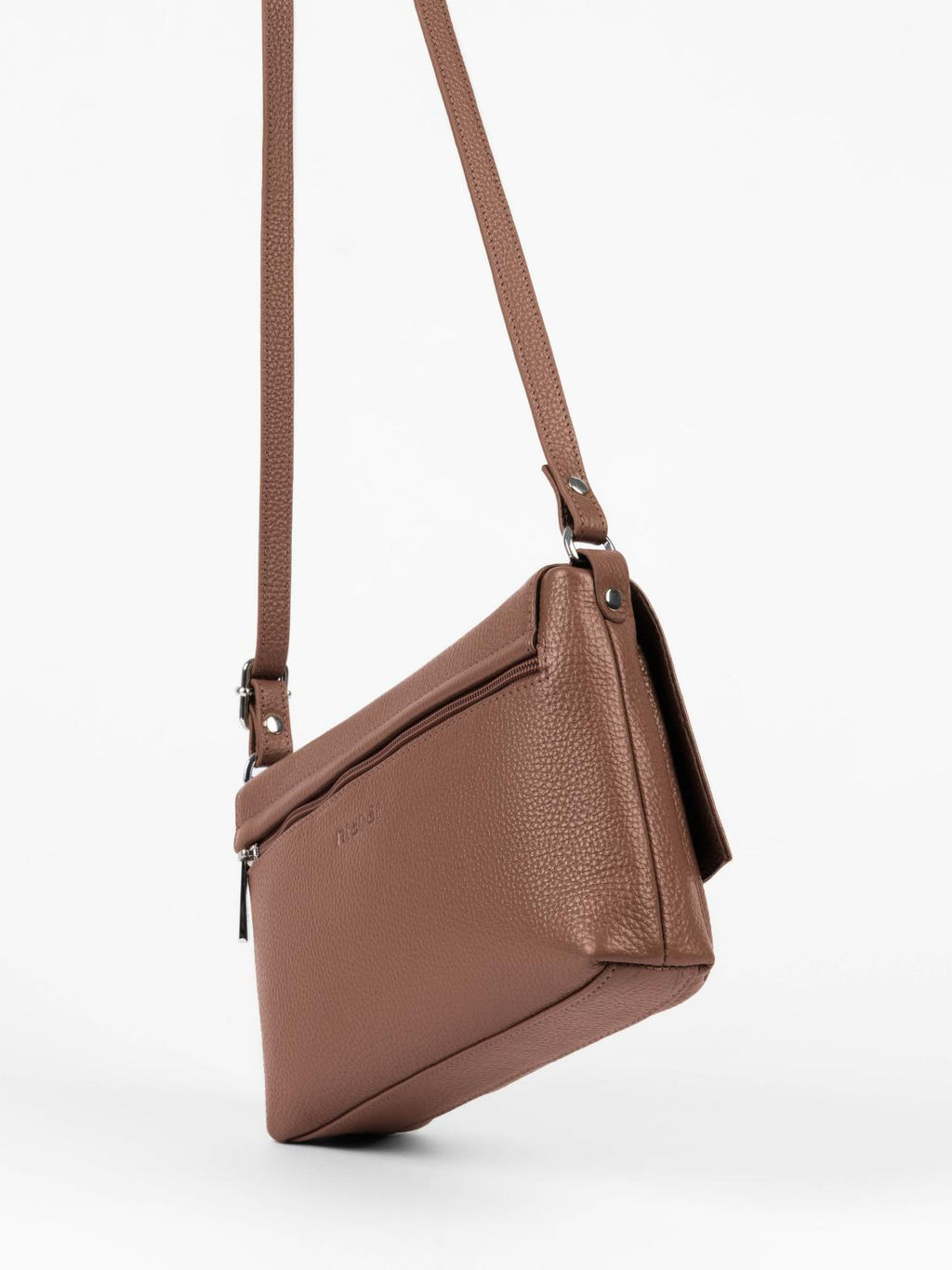 Женская кожаная сумка Richet 2800LN 351 Коричневый