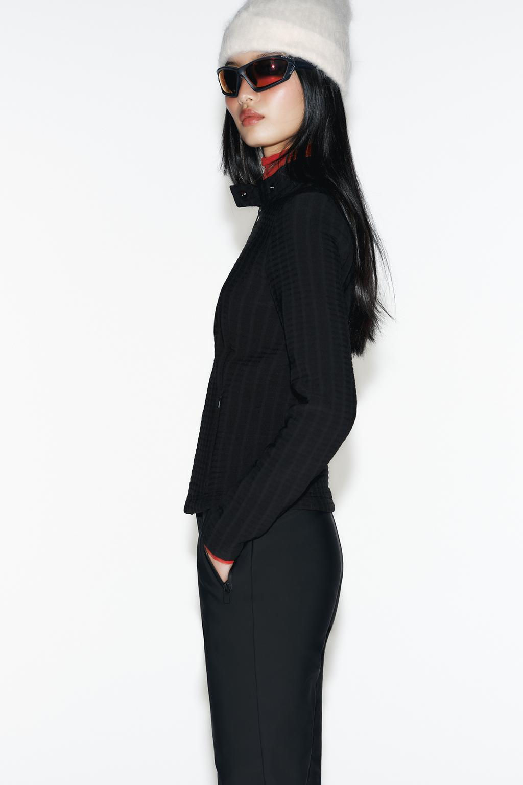 CONTRAST HOODED COAT - Zara фото 9
