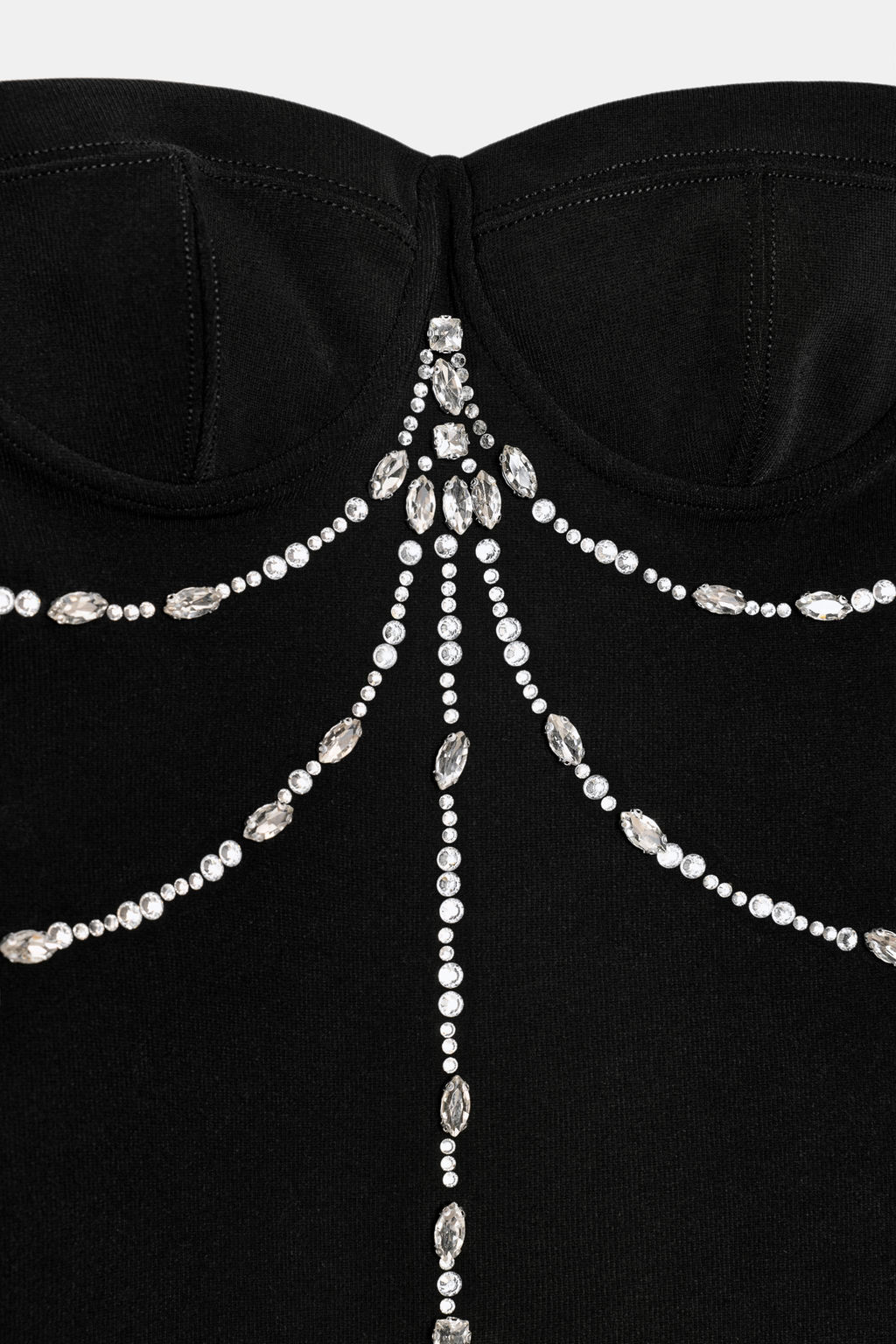 STRETCH JEWEL DRESS - Zara фото 10