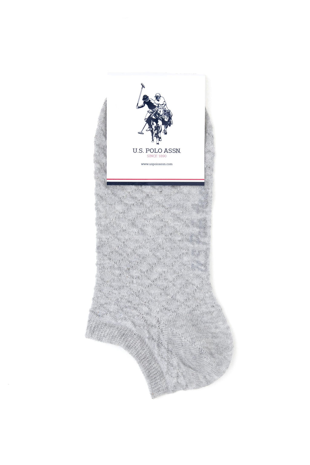 Женские серые меланжевые носки Неожиданная скидка в корзине - U.s. polo assn фото 4