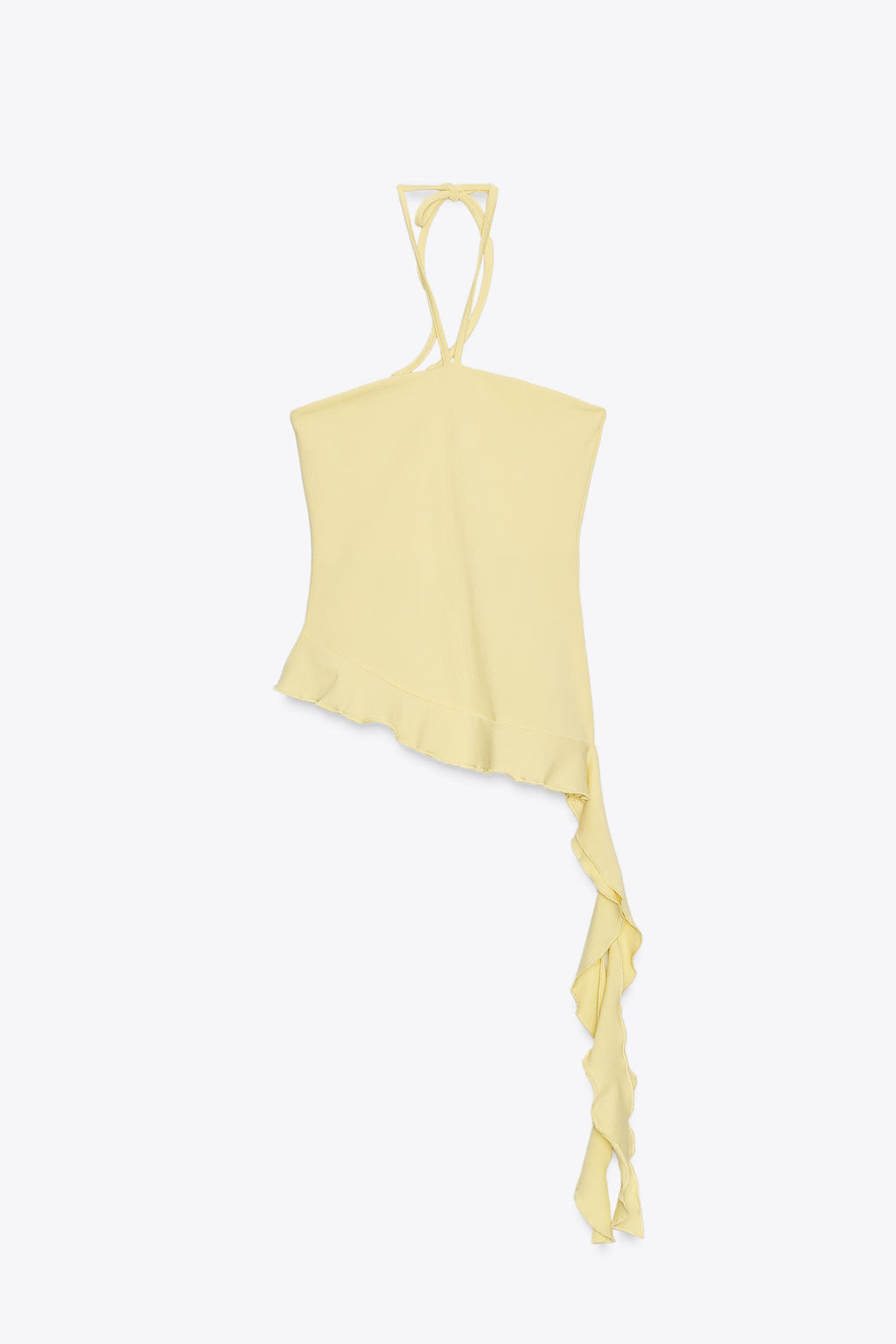 TEXTURED RUFFLE TOP - Zara фото 7