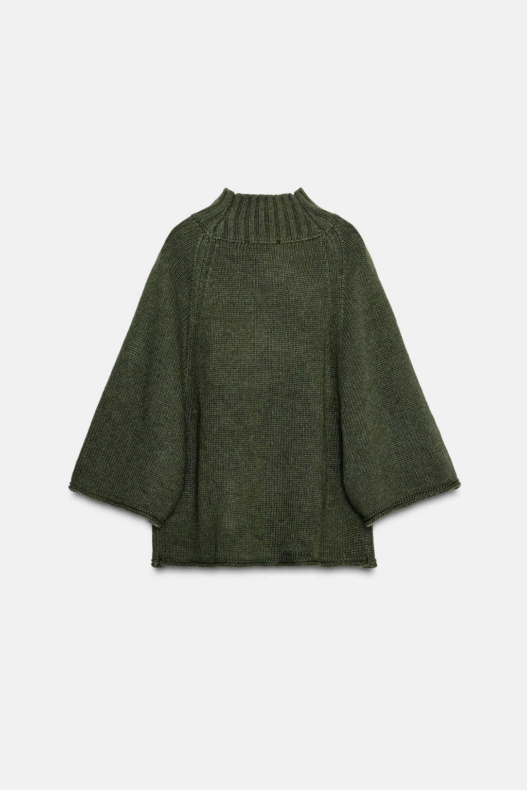 KNIT PONCHO SWEATER - Zara фото 7
