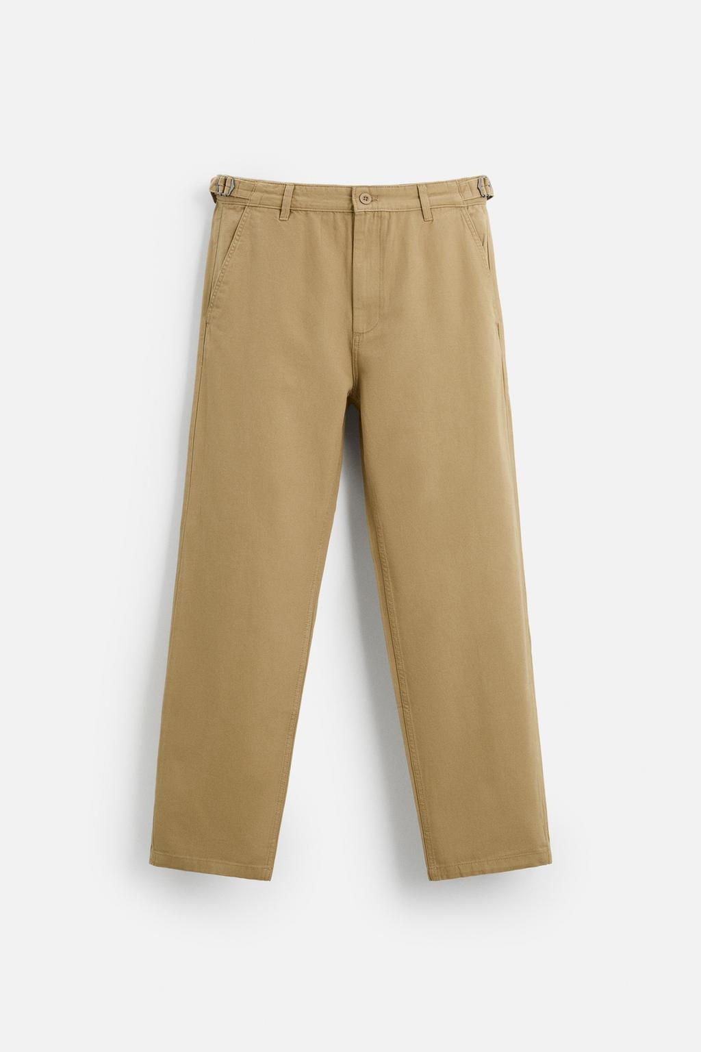 REGULAR FIT CHINO TROUSERS - Zara фото 6